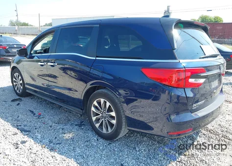 2021 Honda Odyssey Ex-L from USA, damaged, VIN 5FNRL6H72MB043037